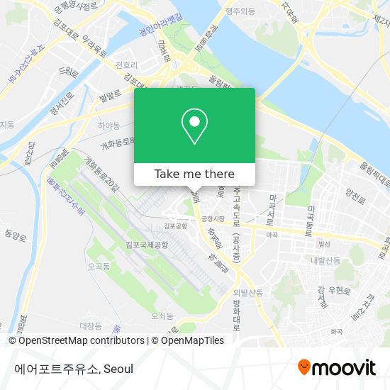 에어포트주유소 map