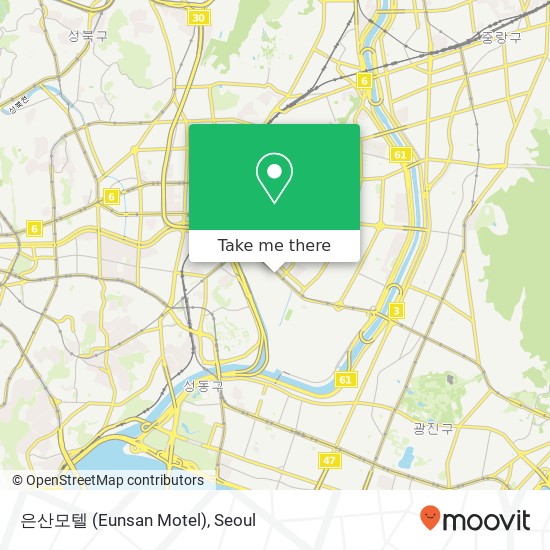 은산모텔 (Eunsan Motel) map