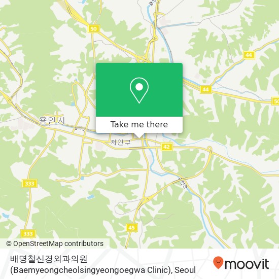 배명철신경외과의원 (Baemyeongcheolsingyeongoegwa Clinic) map