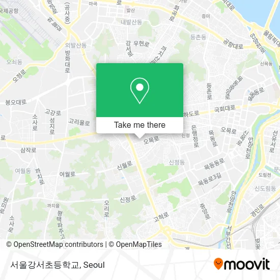 서울강서초등학교 map