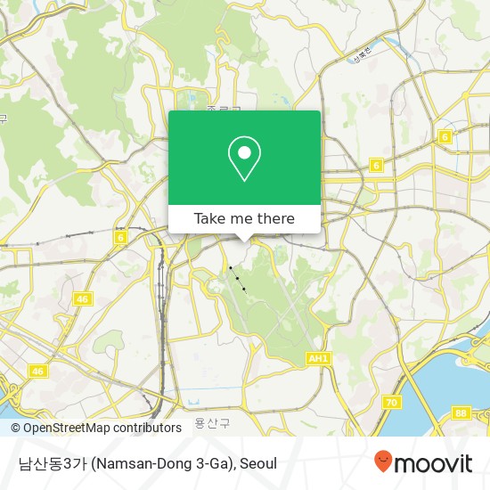 남산동3가 (Namsan-Dong 3-Ga) map