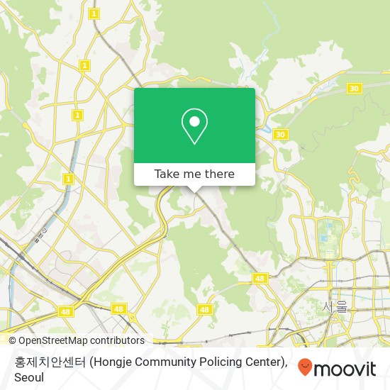 홍제치안센터 (Hongje Community Policing Center) map