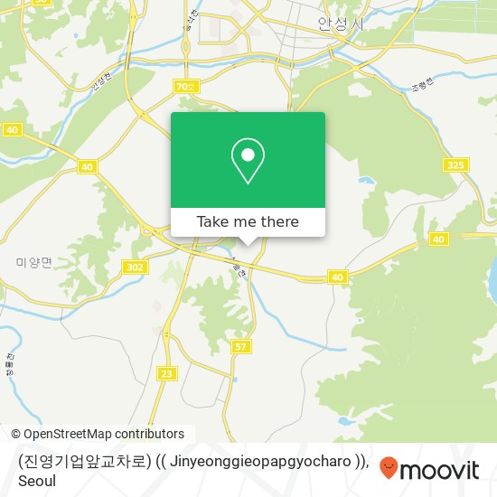 (진영기업앞교차로) (( Jinyeonggieopapgyocharo )) map