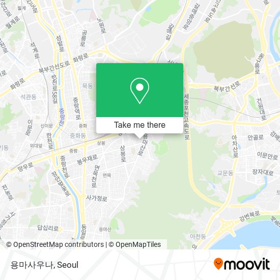 용마사우나 map