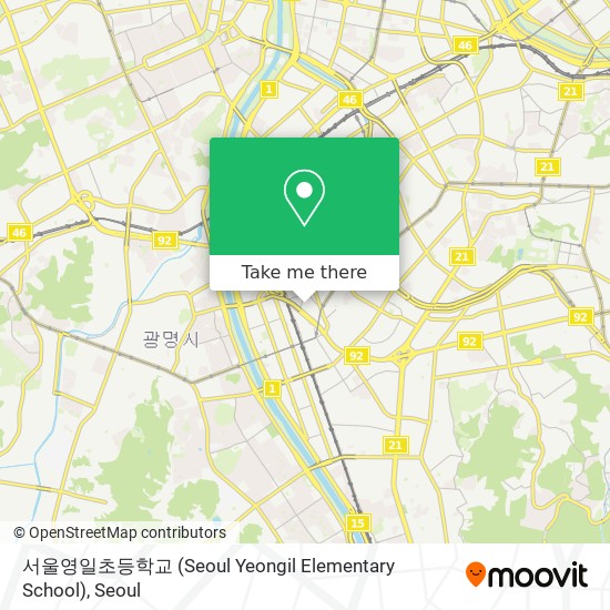서울영일초등학교 (Seoul Yeongil Elementary School) map
