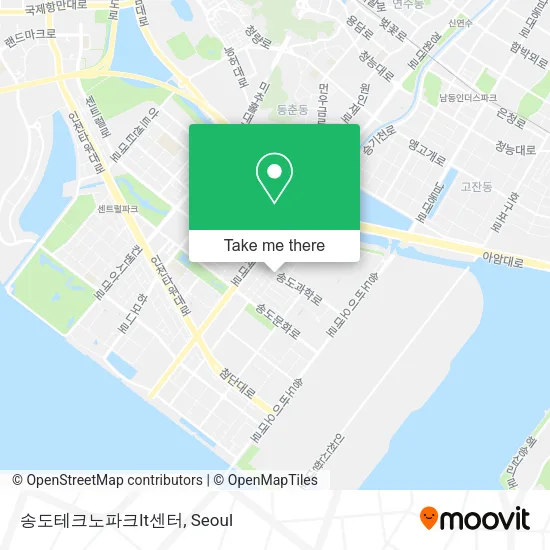 송도테크노파크It센터 map