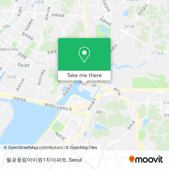 월곶풍림아이원1차아파트 map