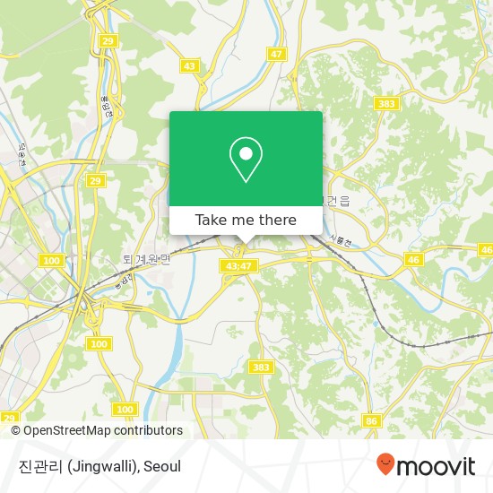 진관리 (Jingwalli) map