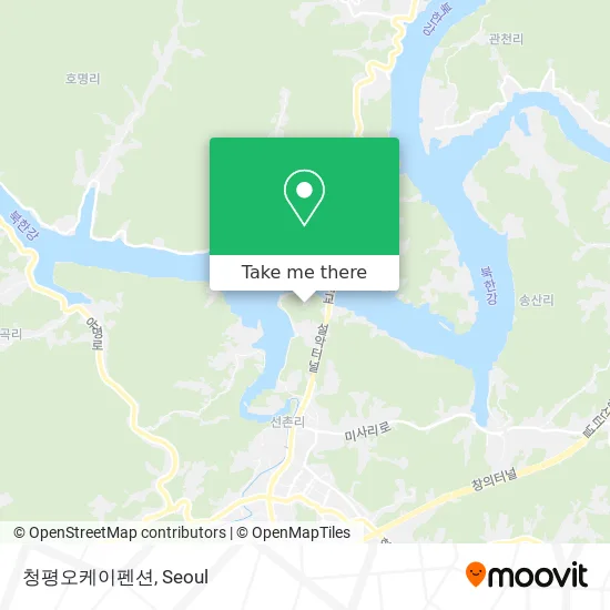 청평오케이펜션 map