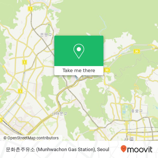 문화촌주유소 (Munhwachon Gas Station) map