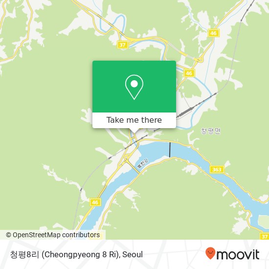 청평8리 (Cheongpyeong 8 Ri) map
