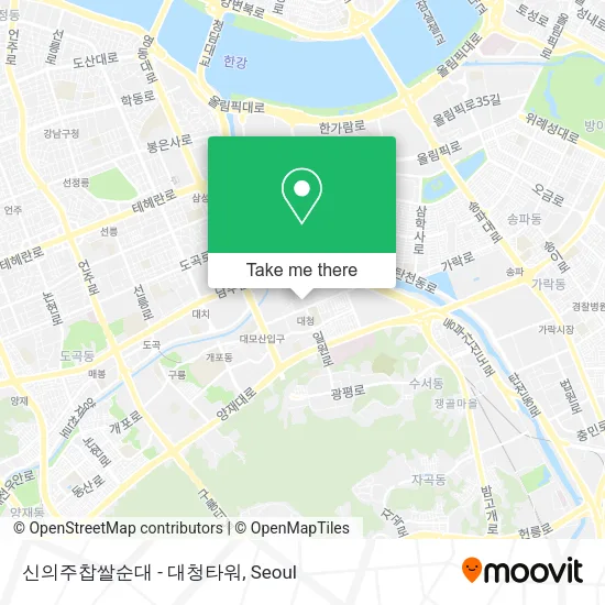 신의주찹쌀순대 - 대청타워 map