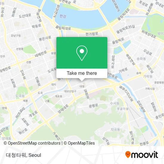 대청타워 map
