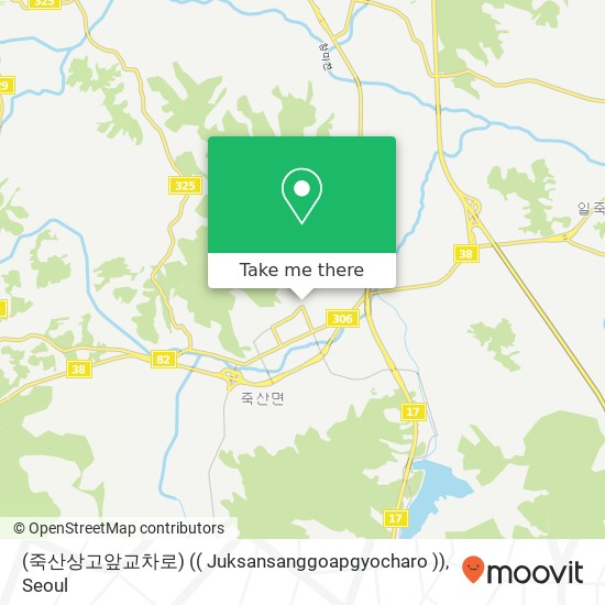 (죽산상고앞교차로) (( Juksansanggoapgyocharo )) map