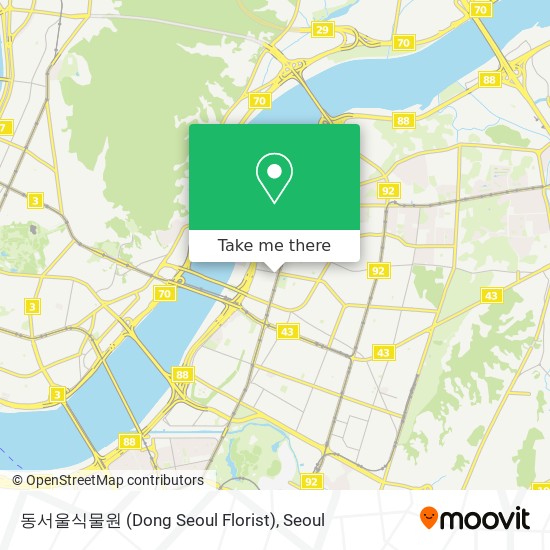 동서울식물원 (Dong Seoul Florist) map