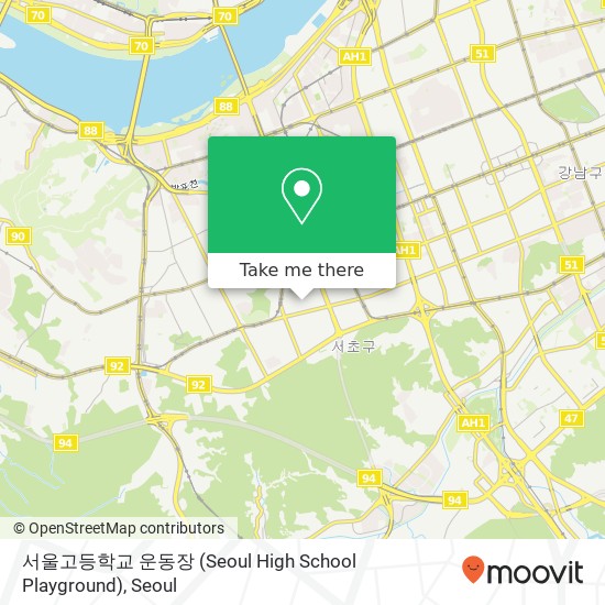 서울고등학교 운동장 (Seoul High School Playground) map
