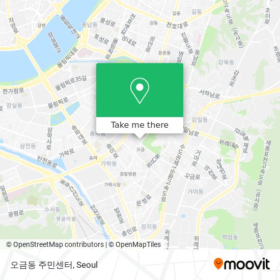 오금동 주민센터 map