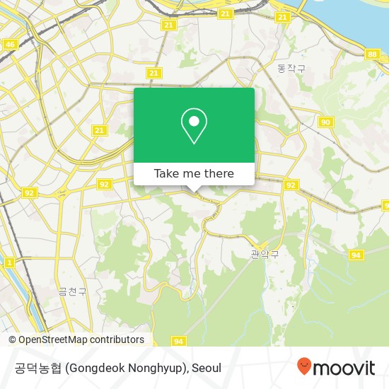 공덕농협 (Gongdeok Nonghyup) map