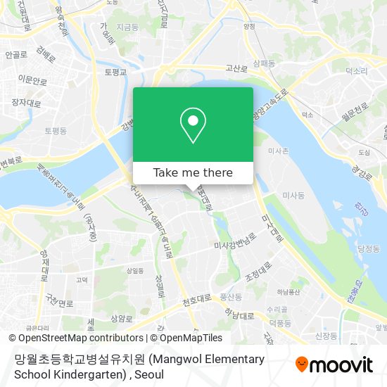 망월초등학교병설유치원 (Mangwol Elementary School Kindergarten) map