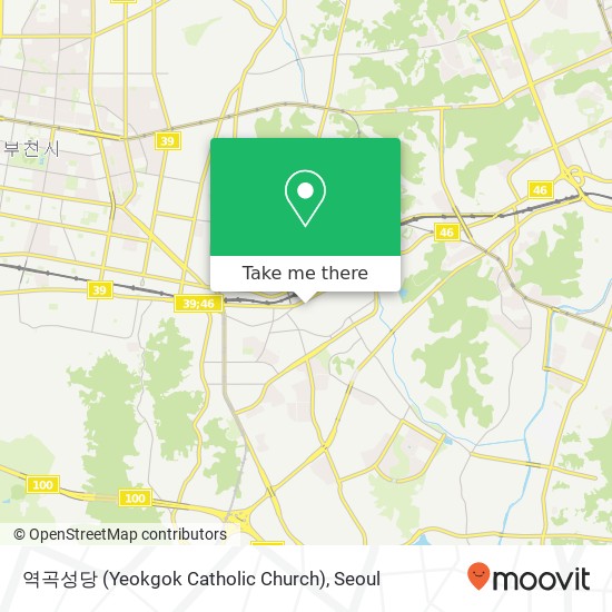 역곡성당 (Yeokgok Catholic Church) map