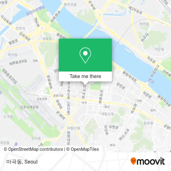 마곡동 map