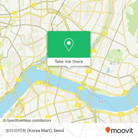 코리아마트 (Korea Mart) map
