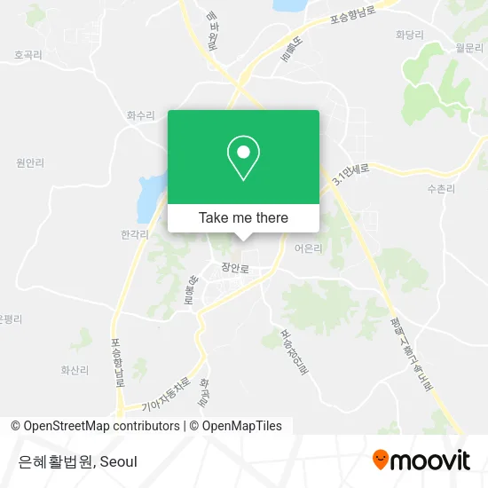 은혜활법원 map