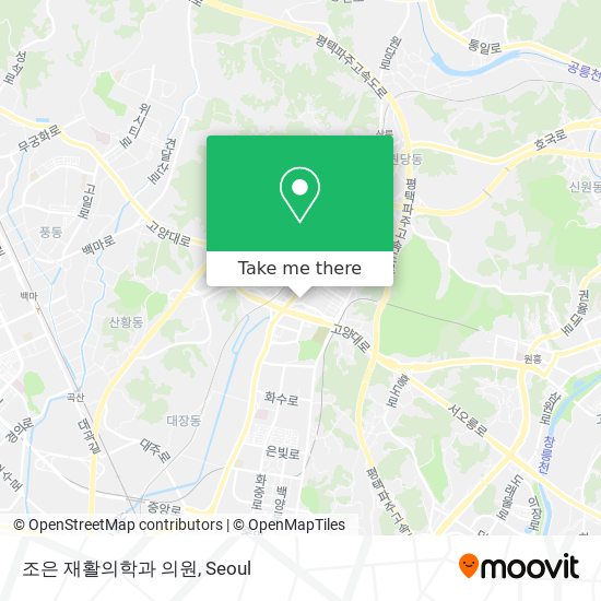 조은 재활의학과 의원 map