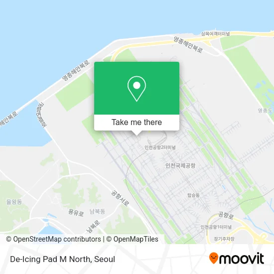 De-Icing Pad M North map