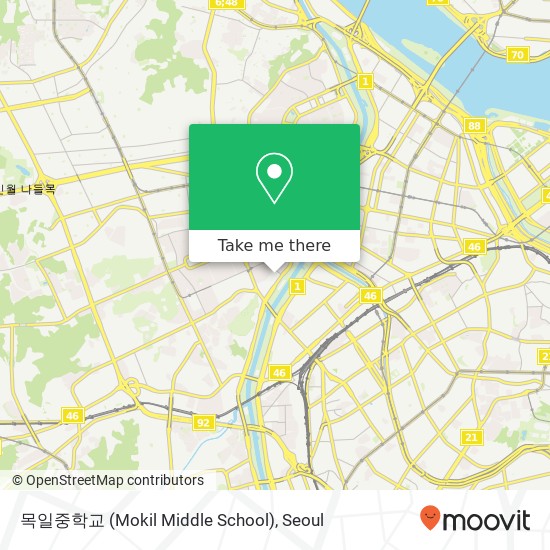 목일중학교 (Mokil Middle School) map