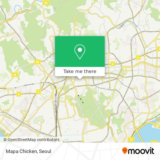Mapa Chicken map