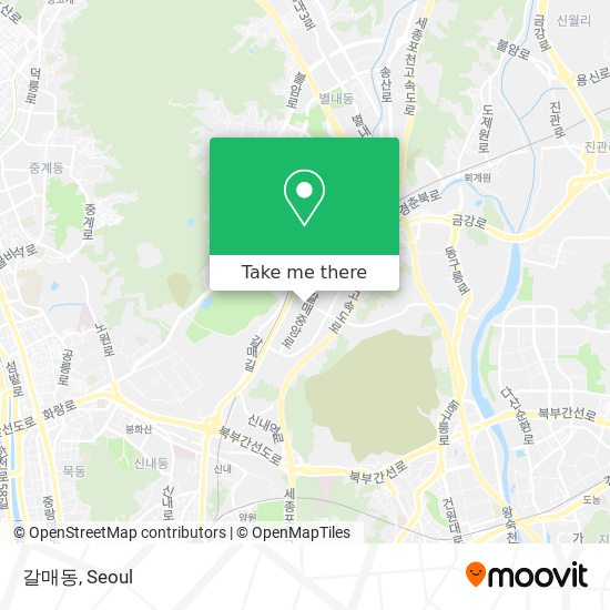 갈매동 map