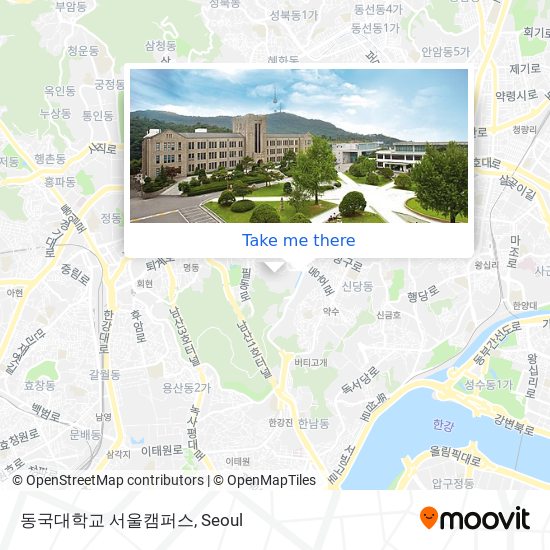 동국대학교 서울캠퍼스 map