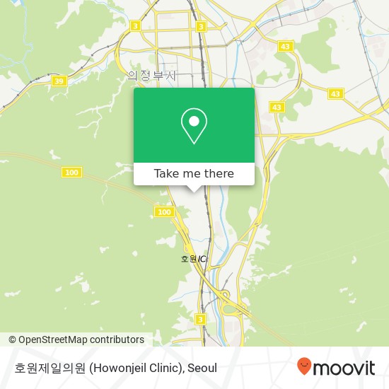 호원제일의원 (Howonjeil Clinic) map