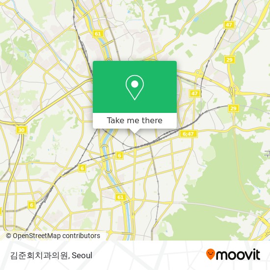 김준회치과의원 map