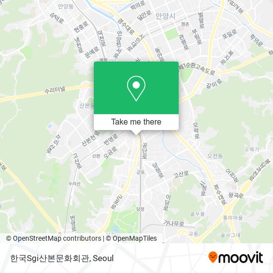 한국Sgi산본문화회관 map