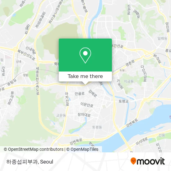 하종섭피부과 map