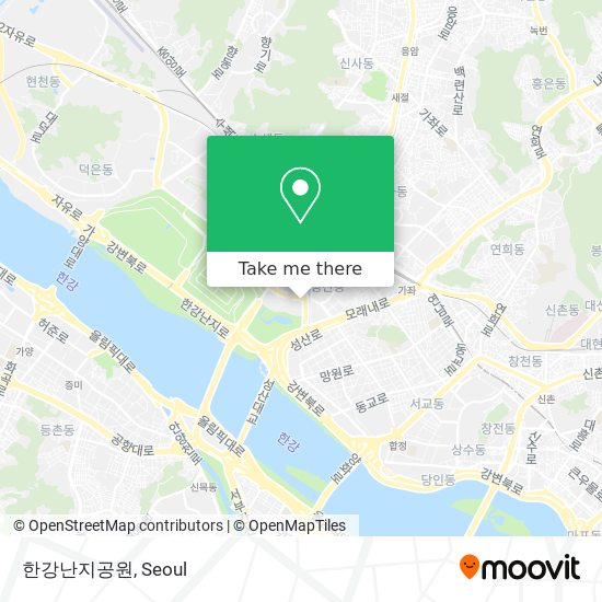 한강난지공원 map