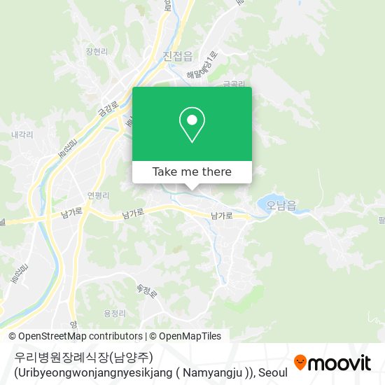 우리병원장례식장(남양주) (Uribyeongwonjangnyesikjang ( Namyangju )) map