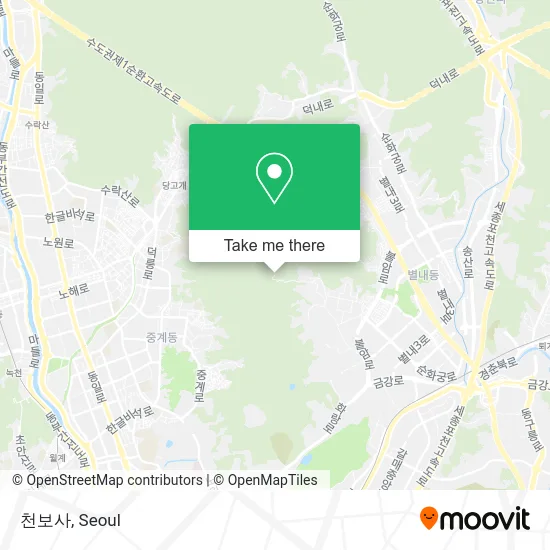 천보사 map