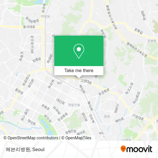 해븐리병원 map