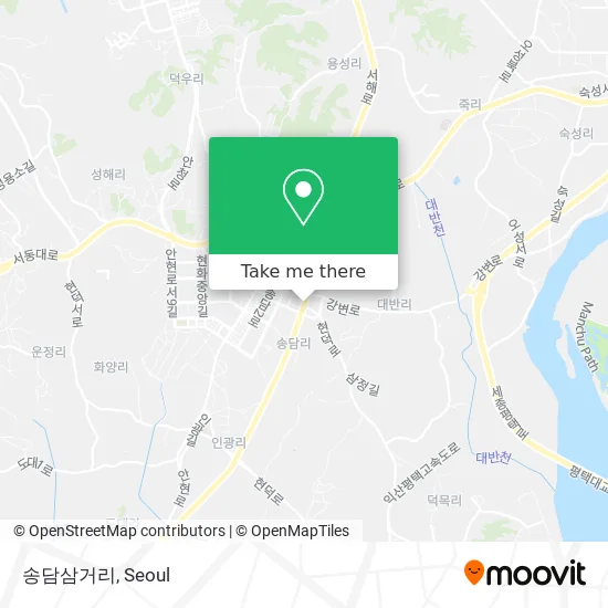 송담삼거리 map