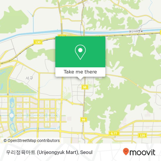 우리정육마트 (Urijeongyuk Mart) map