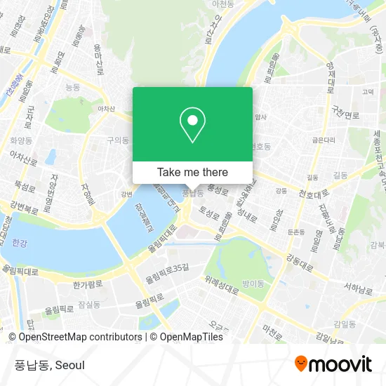 풍납동 map