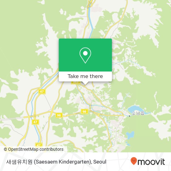 새샘유치원 (Saesaem Kindergarten) map