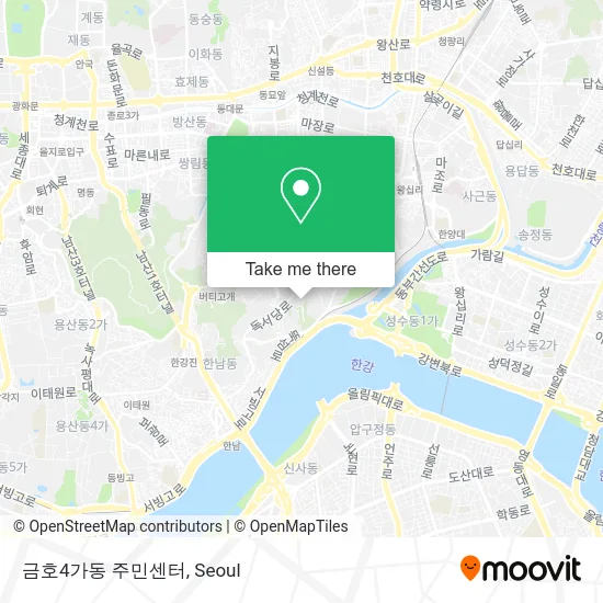 금호4가동 주민센터 map