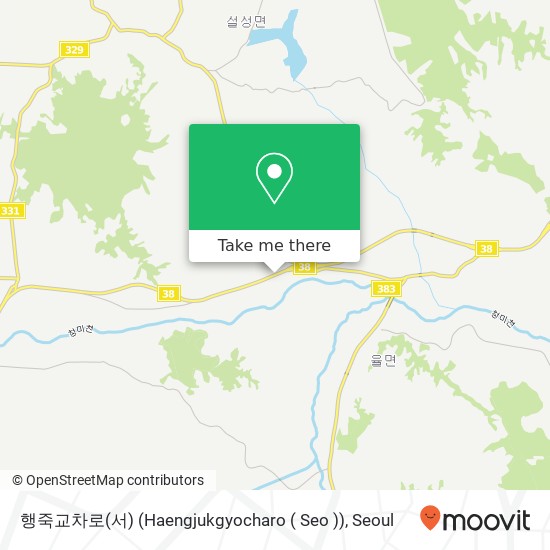 행죽교차로(서) (Haengjukgyocharo ( Seo )) map