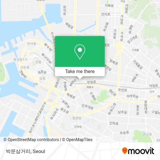 박문삼거리 map