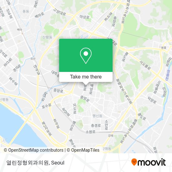 열린정형외과의원 map