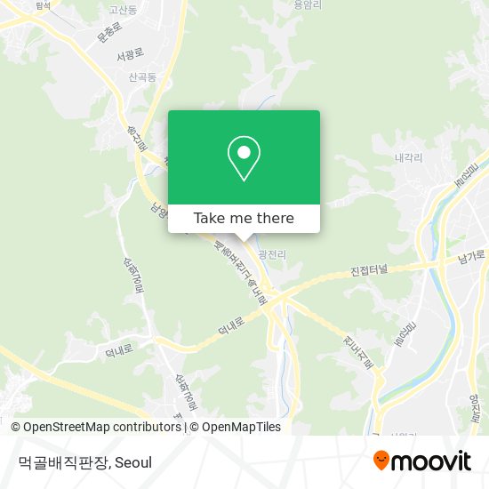 먹골배직판장 map